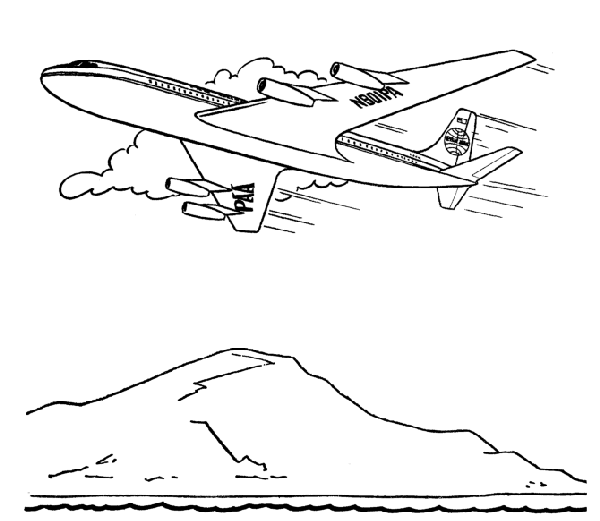 Boeing 747 coloring page