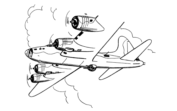 Boeing B-17 Flying Fortress coloring page