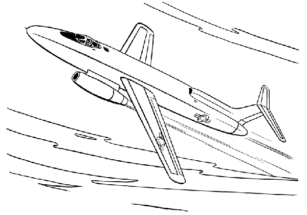 Convair  XB-51 coloring page